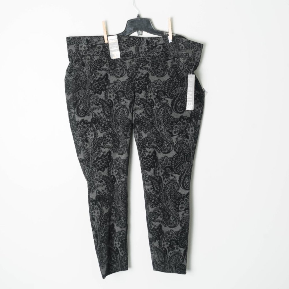 NWT velvet flocked jeans/pants -  2x (3X)